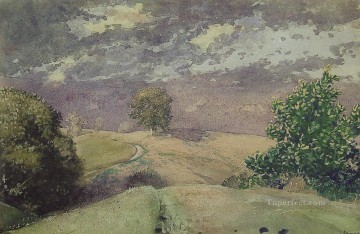  Mountain Obras - Otoño Mountainville Nueva York pintor realista Winslow Homer